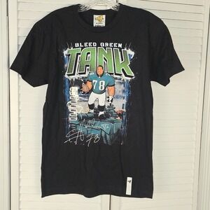 New Art History Philadelphia Eagles #78 Hollis Thomas The Tank Bleed Green Tee S